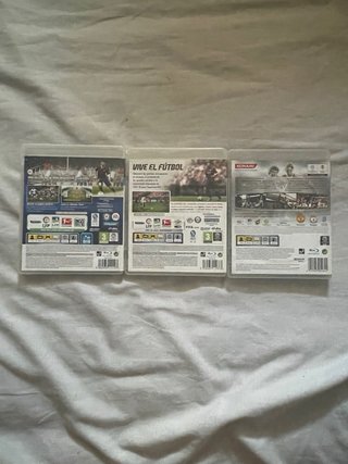 Lote 3 juegos PS3: FIFA 14, 15 y PES 2010