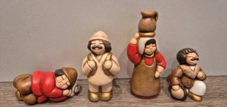 Lotto 4 Statuine Presepe Classico Thun