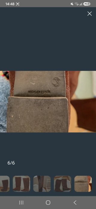 Botas de piel ante marrón