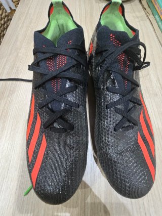Zapatillas Fútbol Adidas Negras Rojas