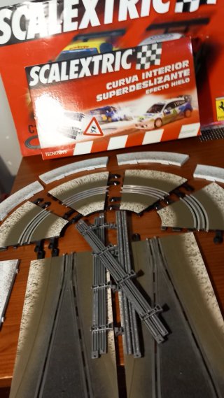 Scalextric Curva Interior Superdeslizante