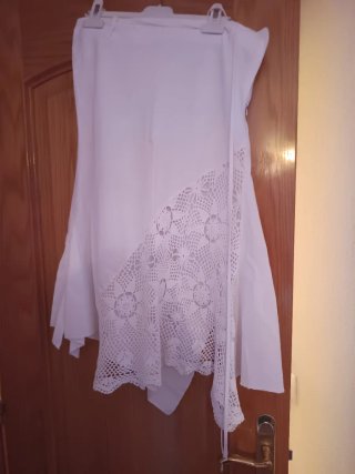 Falda Blanca Estilo Ibicenco