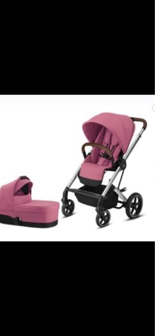 Carrito y capota Civex para niña rosa
