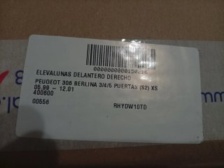 Elevalunas Delantero Derecho Peugeot 306 XS.