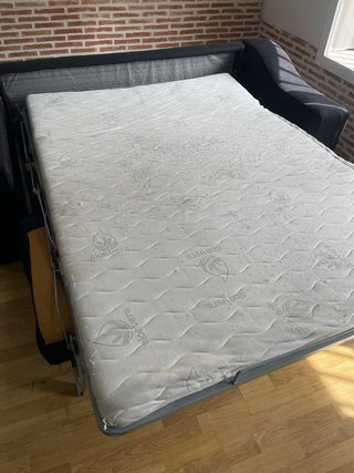 Sofá Cama Metálico Negro