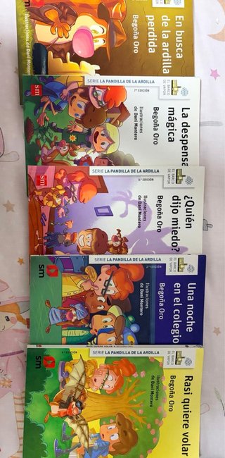 Serie de libros la pandilla de la ardilla