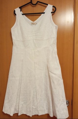 Vestido Fleur T blanco con estampado
