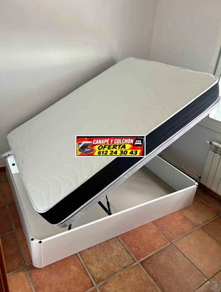 Canape y colchon 140x190 140x200 150x200 en oferta