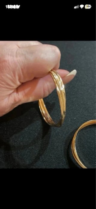 Aros Grandes de Oro Laminado 14k
