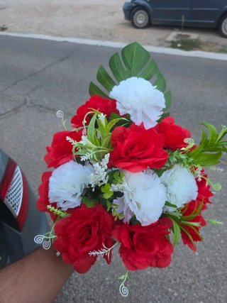Centros de flores artificiales