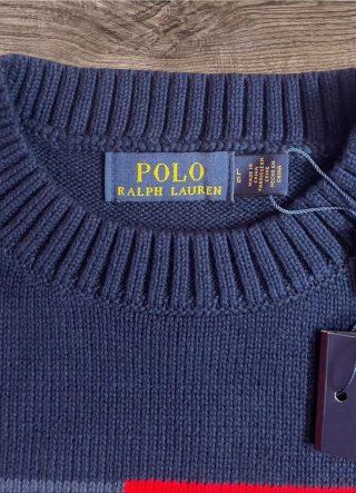 Maglione Ralph Lauren USA Flag Blu
