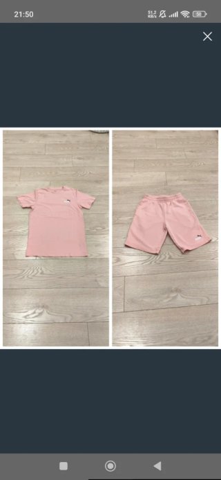 Set Sportivo Puma Rosa Taglia S