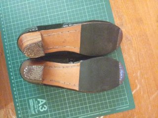 Zapatos Flamenco Charol/Ante T35.5