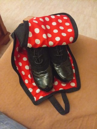 Zapatos Flamenco Charol/Ante T35.5