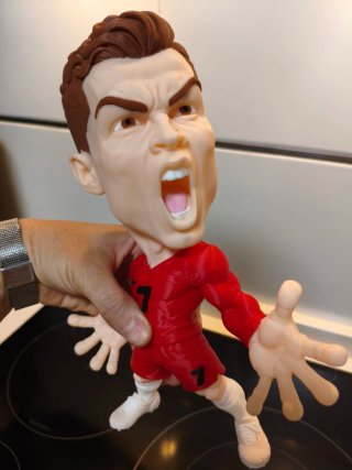 Figura Cristiano Ronaldo 3D