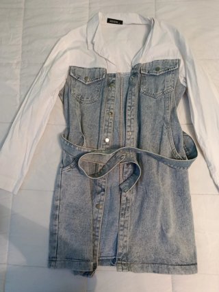 Camisa larga vaquera Jasmine Talla S