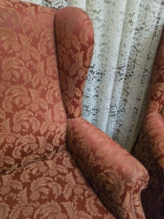 Pareja de sillones orejeros