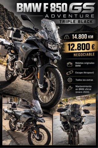 BMW F 850 GS Adventure Triple Black