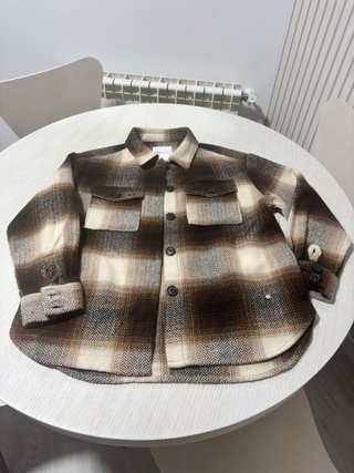 Sobrecamisa de mujer de cuadros Green Coast