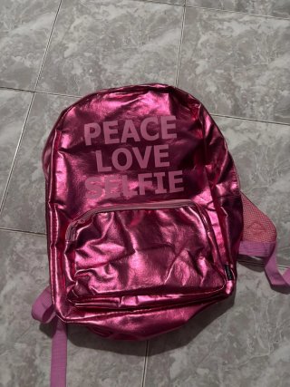 Mochila Rosa Brillante