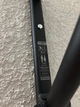 Barra de Dominadas DECATHLON para Pared plegable