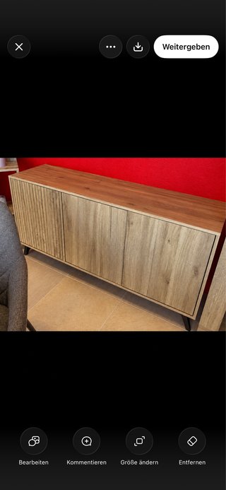 Cómoda de madera