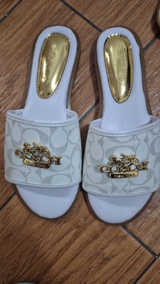 Sandalias Coach Blancas Talla 38