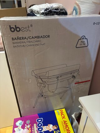 Bañera y cambiador para bebé Bbest