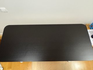 Escritorio Ikea Bekant 140x60 Negro/Blanco