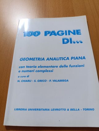 Lotto 6 libri Geometria e Algebra Lineare Chiarli