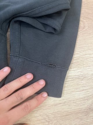 Sudadera Nike Y2K gris y negra