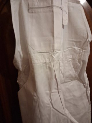 Peto blanco talla 54 unixes