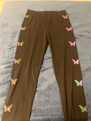 Mallas negras con mariposas del shein