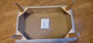 Reposapiés Ikea Beige