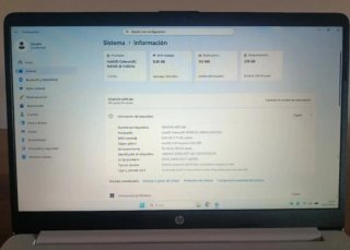 Portátil HP 15s-fq N4500 Blanco