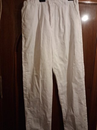 Pantalón blanco talla 54