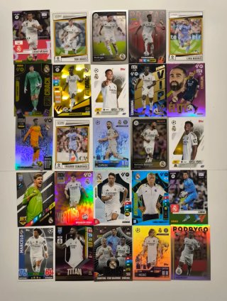 Lote de 25 Cromos del Real Madrid
