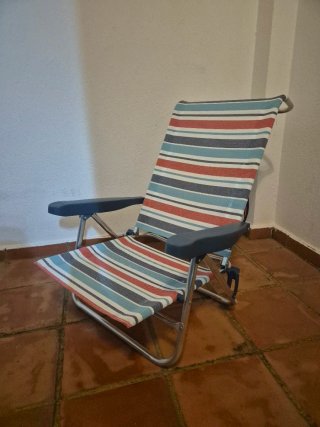 2 Sillas de Playa Plegables