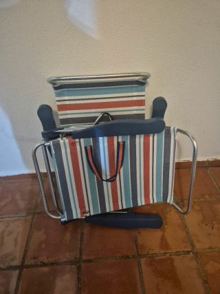 2 Sillas de Playa Plegables