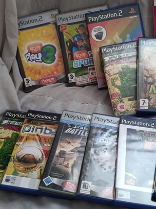 Consola PlayStation 2 com 19 Jogos