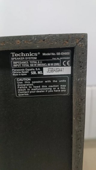 Technics SB-EH600 Altavoces de 3 vías