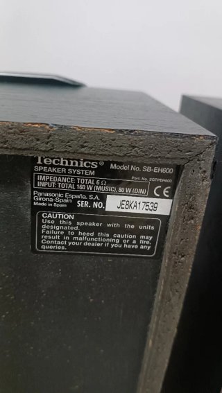 Technics SB-EH600 Altavoces de 3 vías