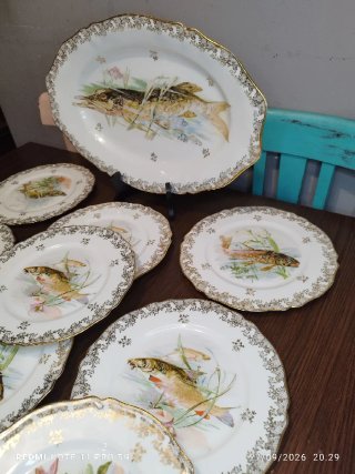 Vajilla Limoges Porcelana Francesa Vintage