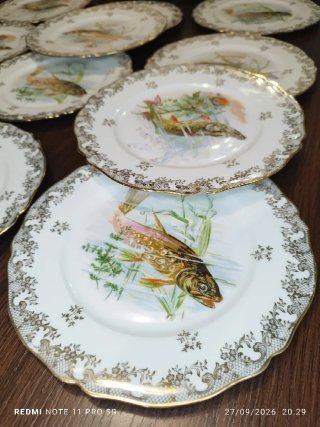 Vajilla Limoges Porcelana Francesa Vintage