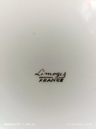 Vajilla Limoges Porcelana Francesa Vintage