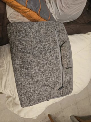 Maleta para portátil gris