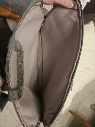 Maleta para portátil gris