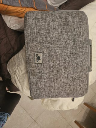 Maleta para portátil gris