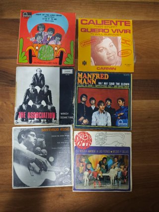 Lote 28 Vinili Singolo 7 Pop Rock
