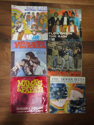 Lote 28 Vinili Singolo 7 Pop Rock
